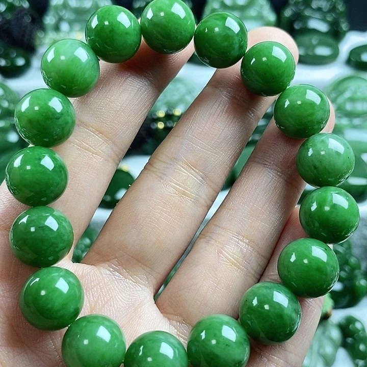 和田玉（碧玉）未镶嵌吊坠(不含链)12