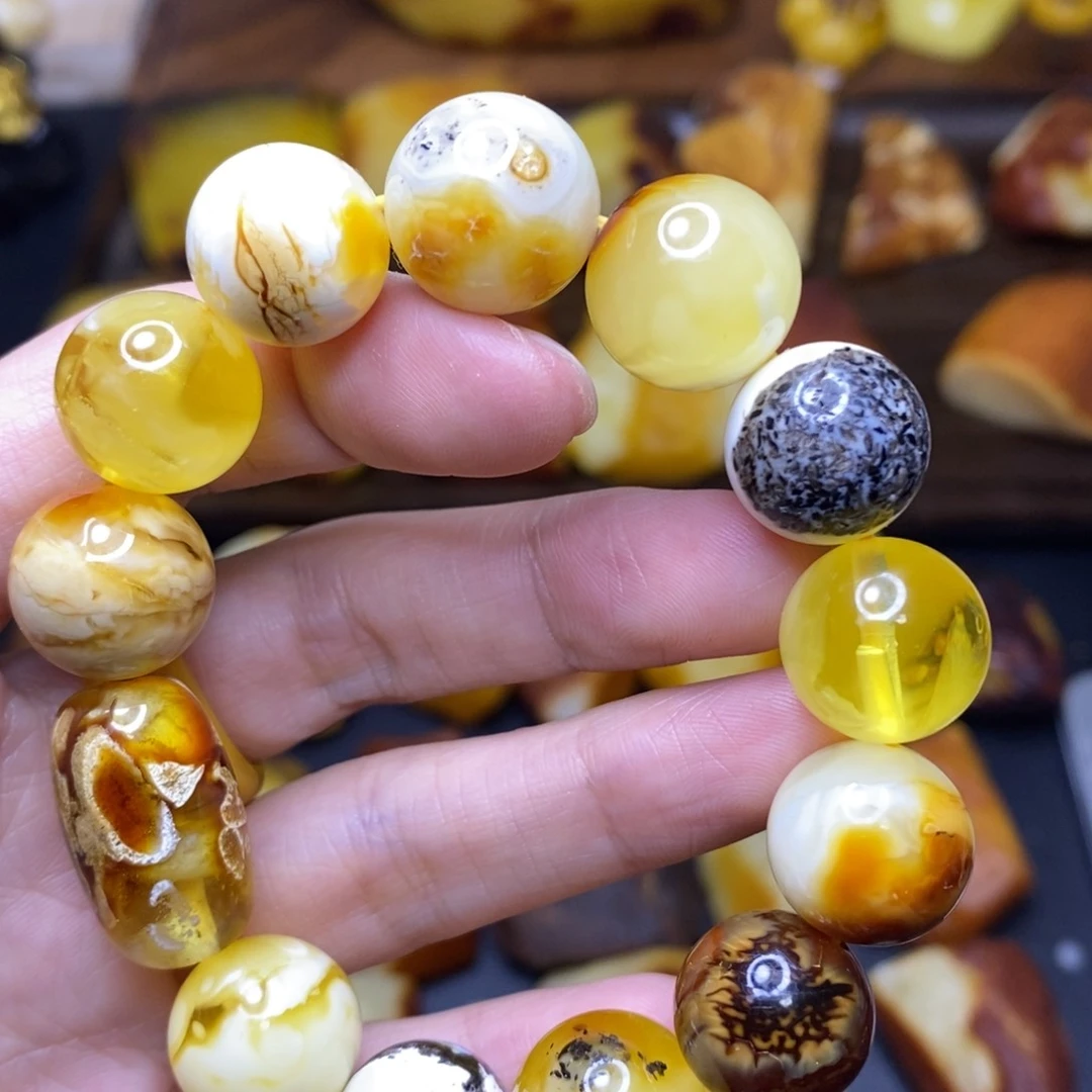 未镶嵌定制蜜蜡胖