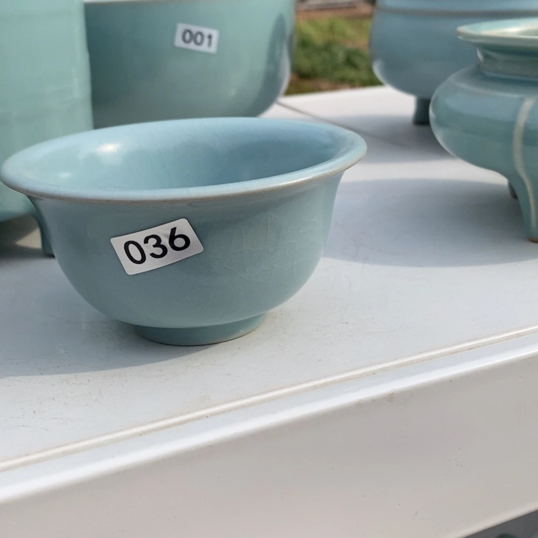 摆件青*抱朴汝瓷仿古微瑕