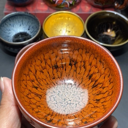 茶盏建盏主人杯茶壶盖碗品茗杯