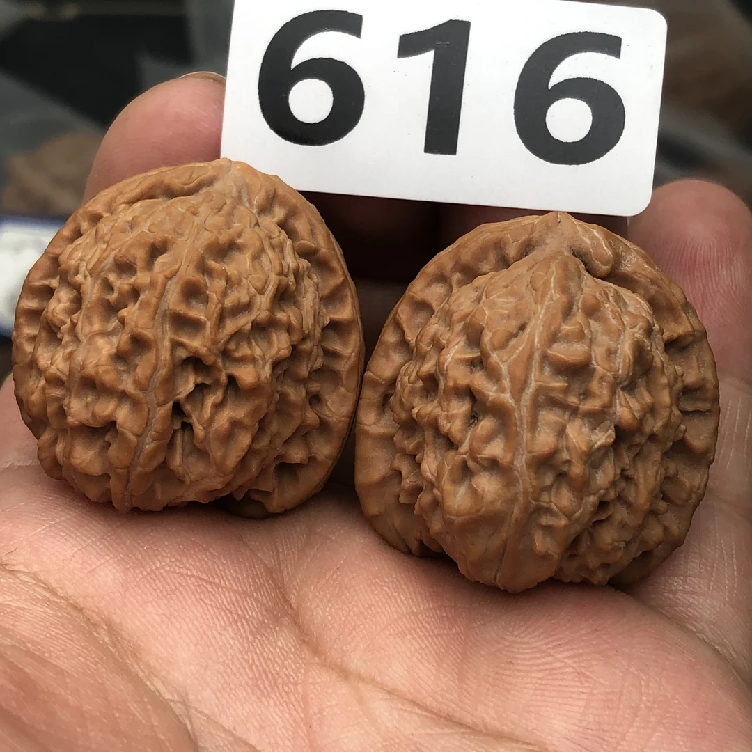 麒麟纹官帽文玩核桃四座楼苹果园闷尖白狮子经典品种把玩手持