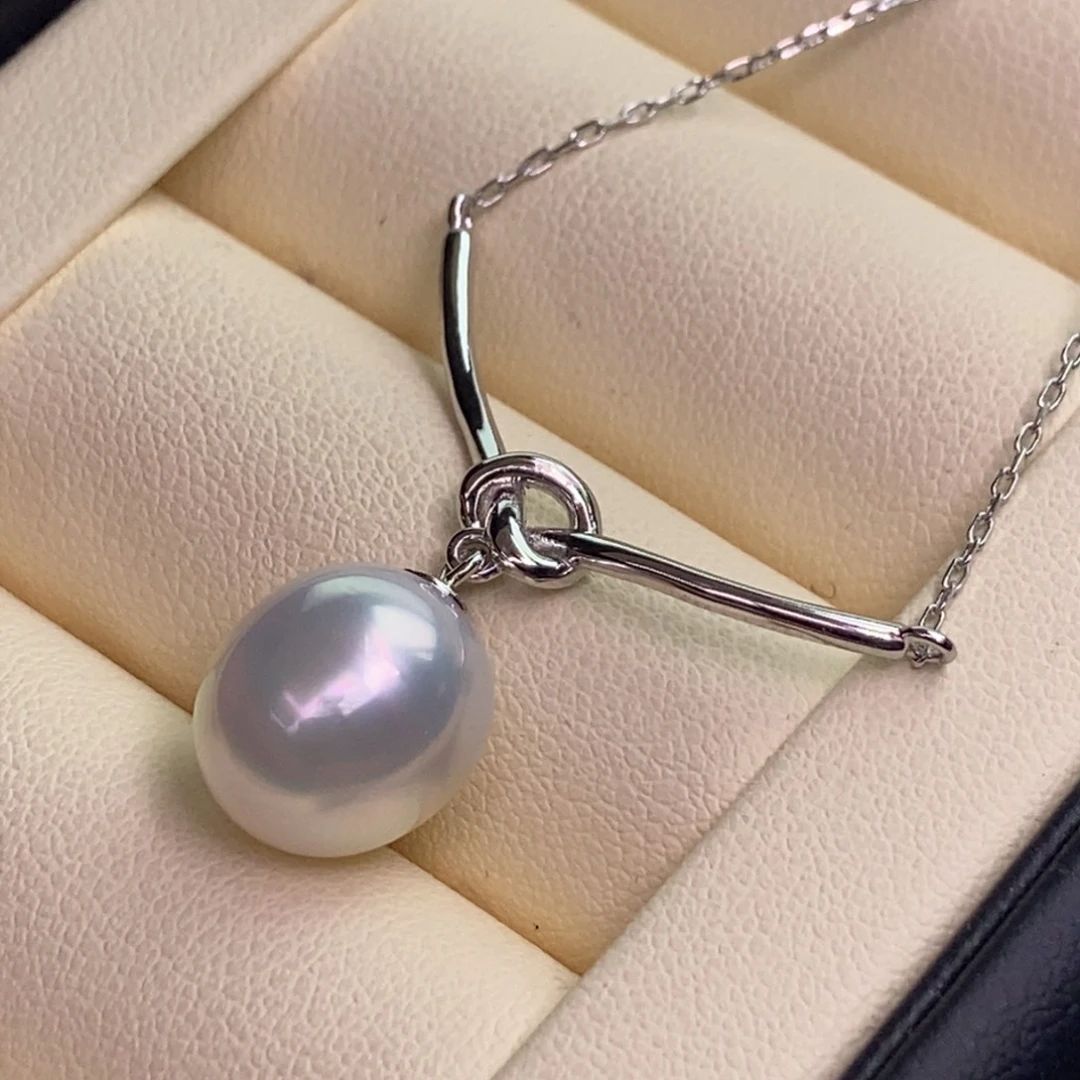 颈饰银S925镶嵌海水珍珠