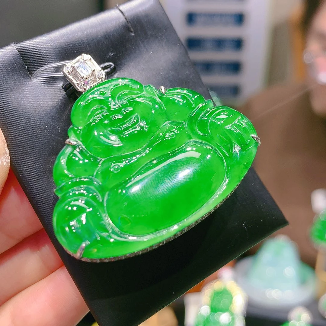 翡翠颈饰银S925镶嵌7甄选qj