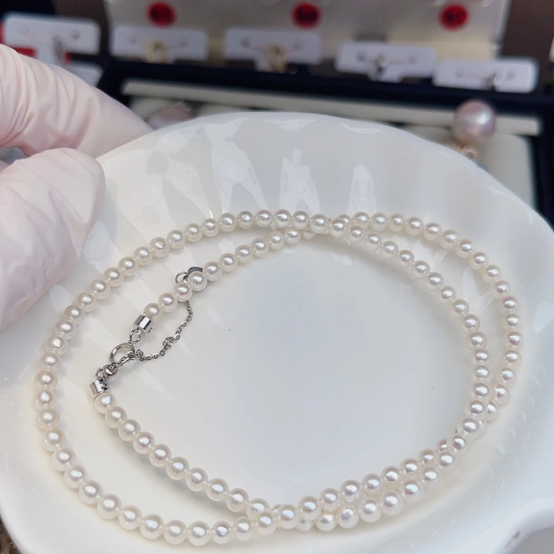 银S925镶嵌淡水珍珠耳饰