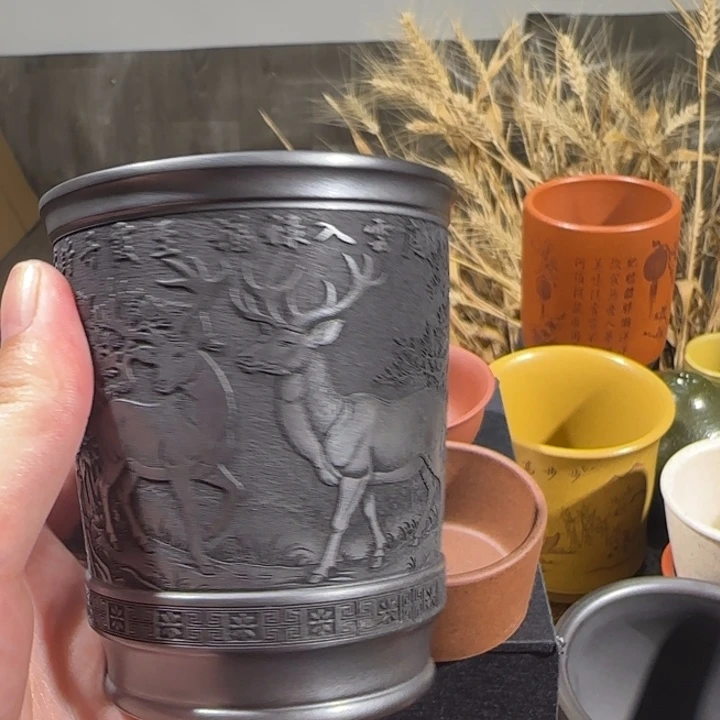 茶杯紫砂全手工紫砂
