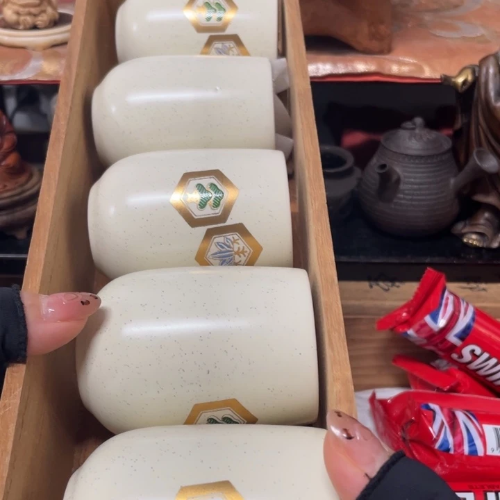 瓷中古工艺品摆件
