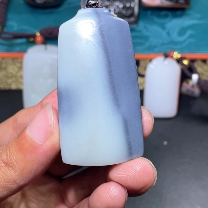 和田玉未镶嵌颈饰J