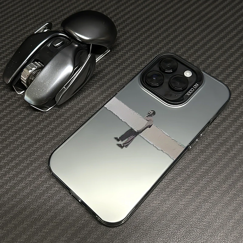 小众艺术适用iphone16手机壳15promax苹果14/13/12/11防摔套磨砂