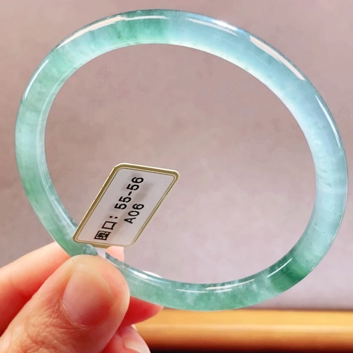 翡翠未镶嵌手镯天然翡翠手镯59