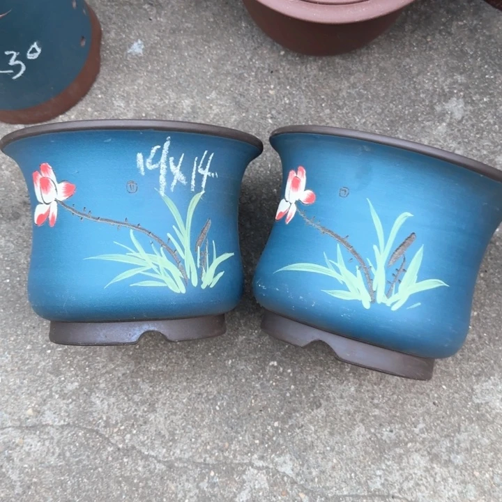 紫砂花盆特价清仓