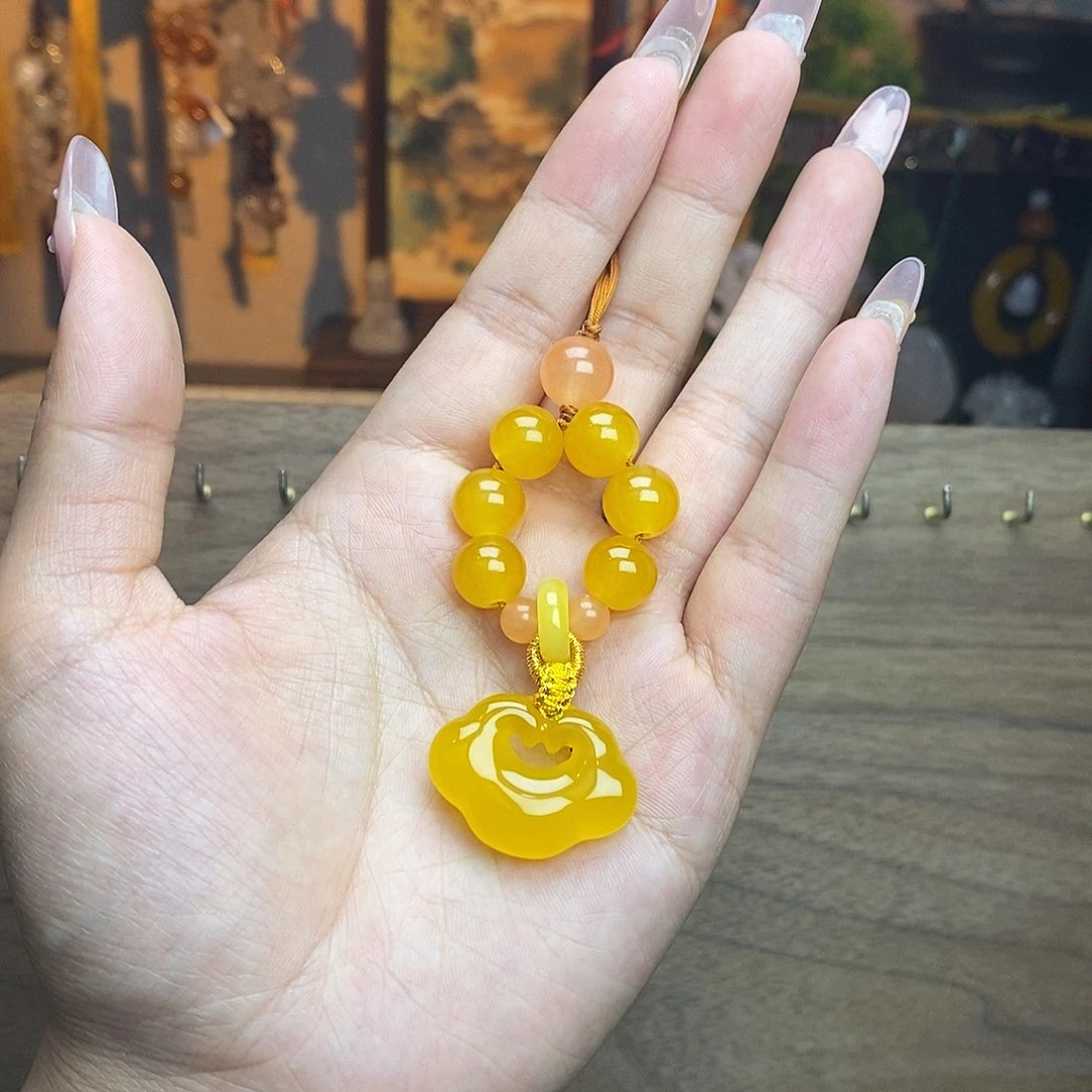 玛瑙/玉髓车挂未镶嵌挂件