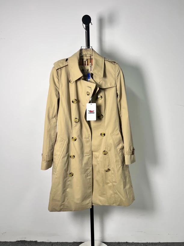 99新 BURBERRY/博柏利 Tsan0804/经典切尔西风衣/尺码UK6