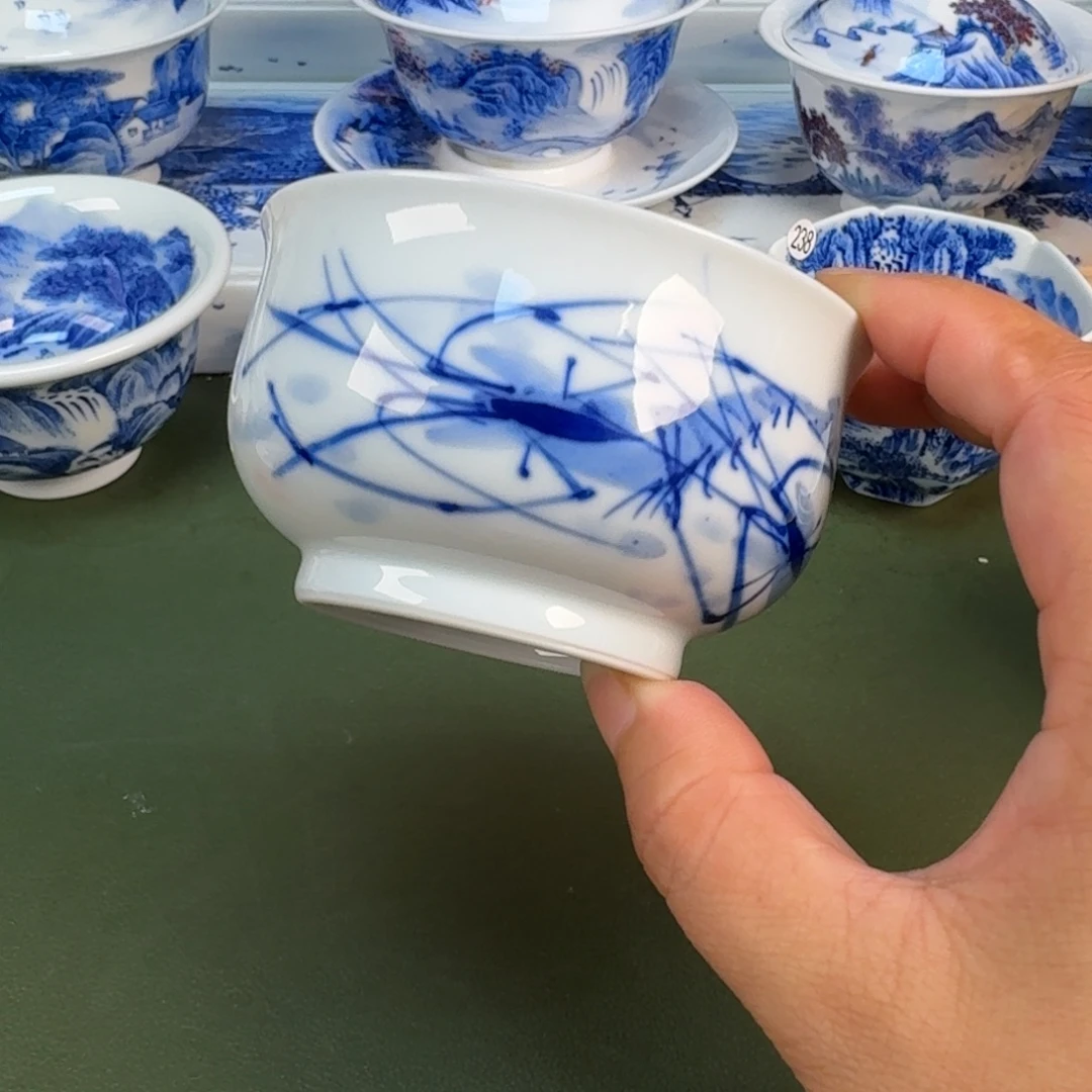 景德镇纯手绘茶具圆圆221