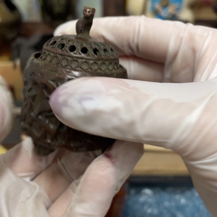 铜中古艺术品摆件