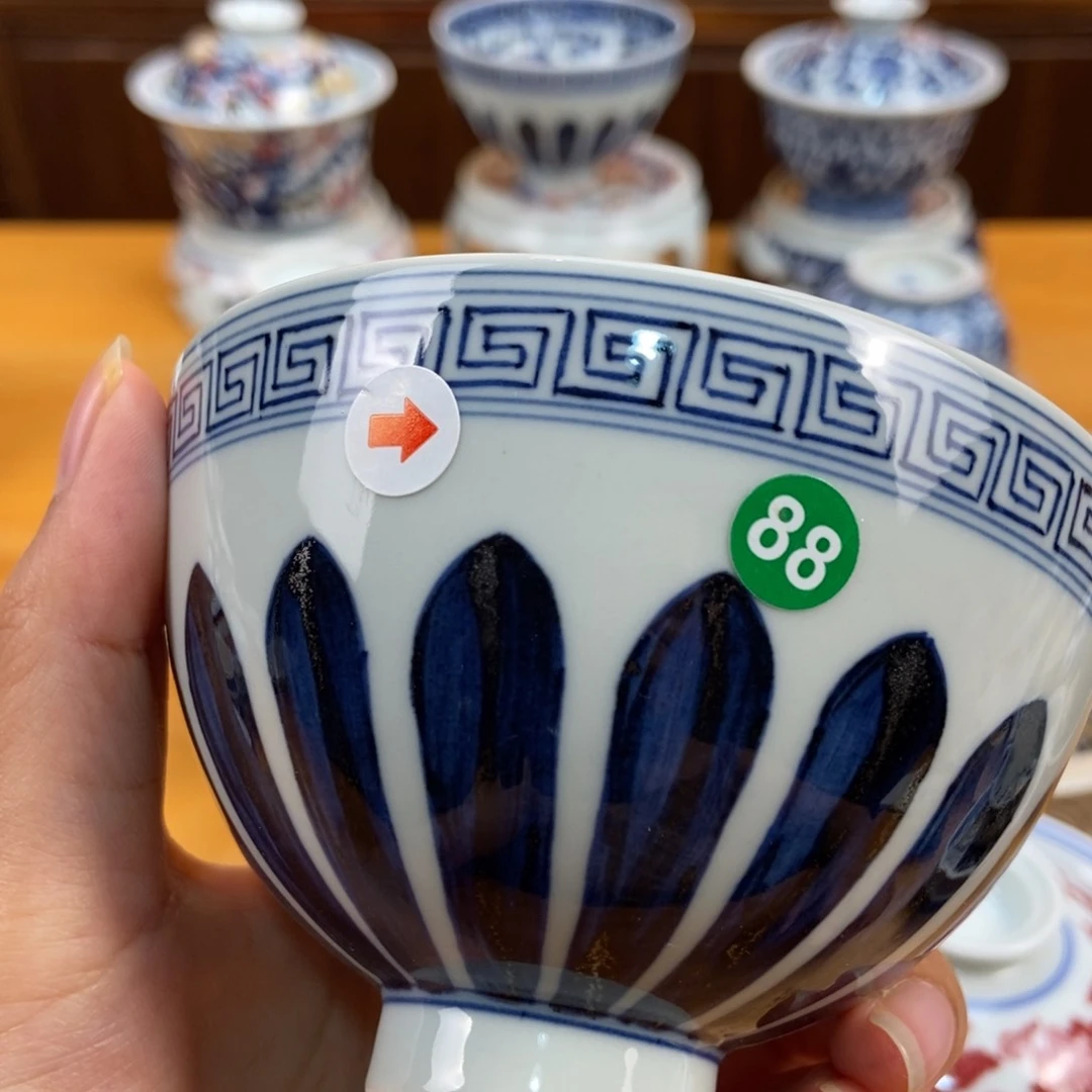 手绘现代茶具非古董