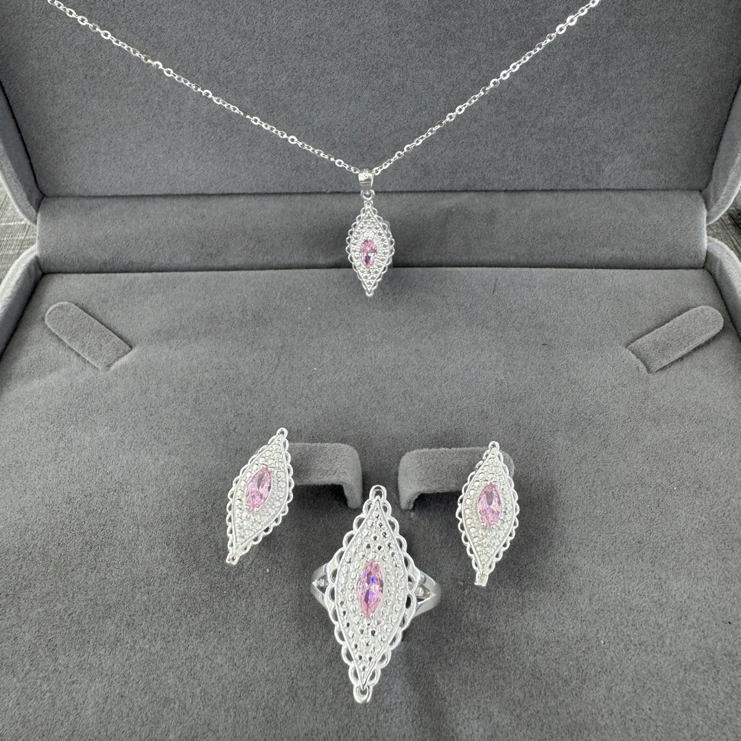 坠链均足银 民族风女士3件套装 足银990