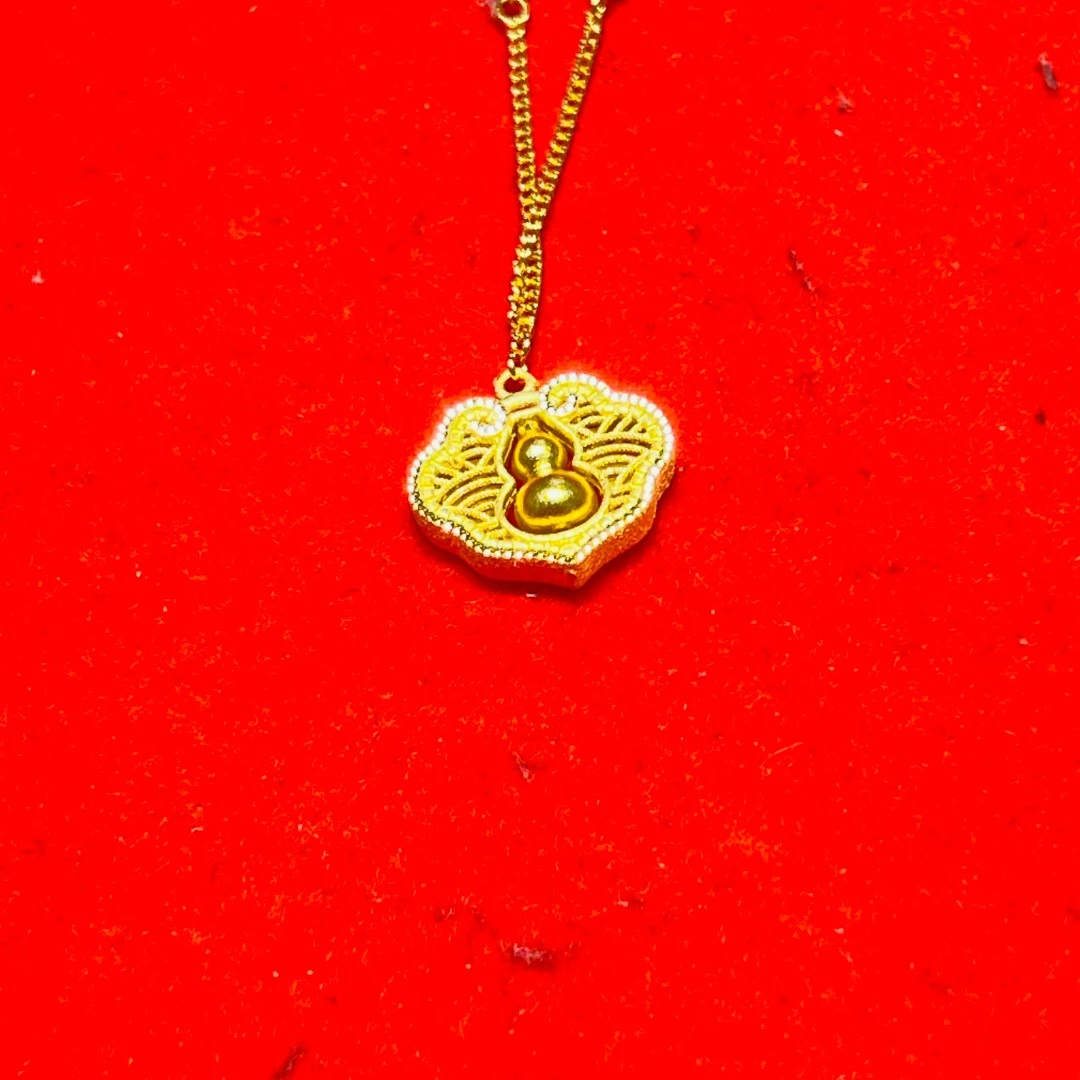 【小琪金选】足金999 葫芦套链 5.87