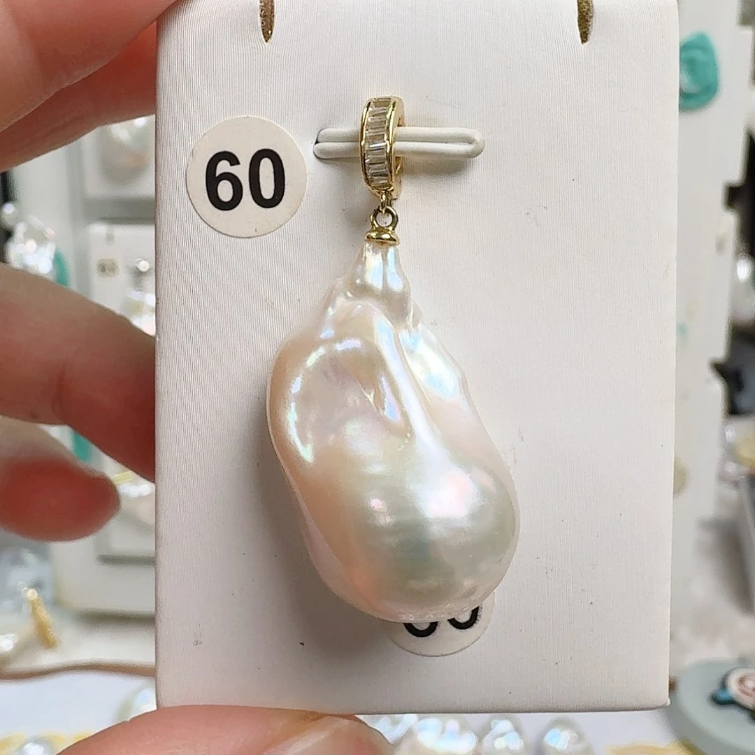 淡水珍珠颈饰银S925镶嵌