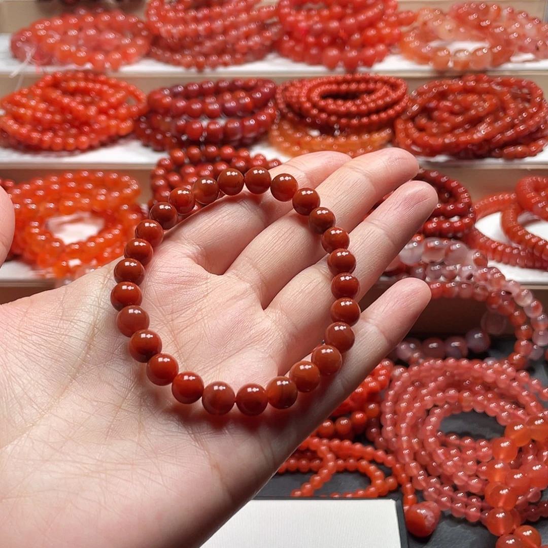 S***A南红玛瑙未镶嵌手链