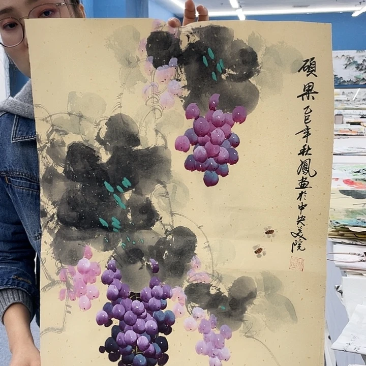 国画纯手绘国画作品