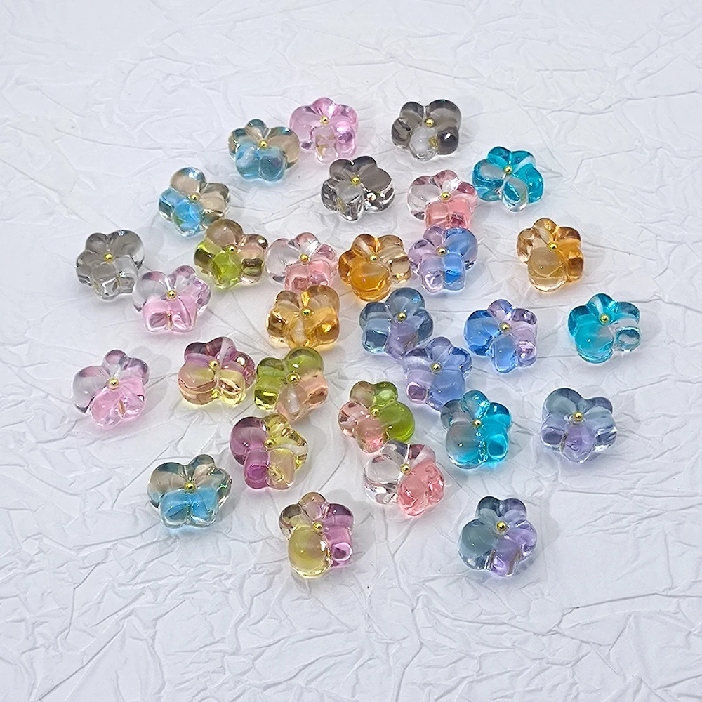 C05多肉五瓣花串珠韩国胶定制胖花diy手工手机链车挂钥匙扣配件