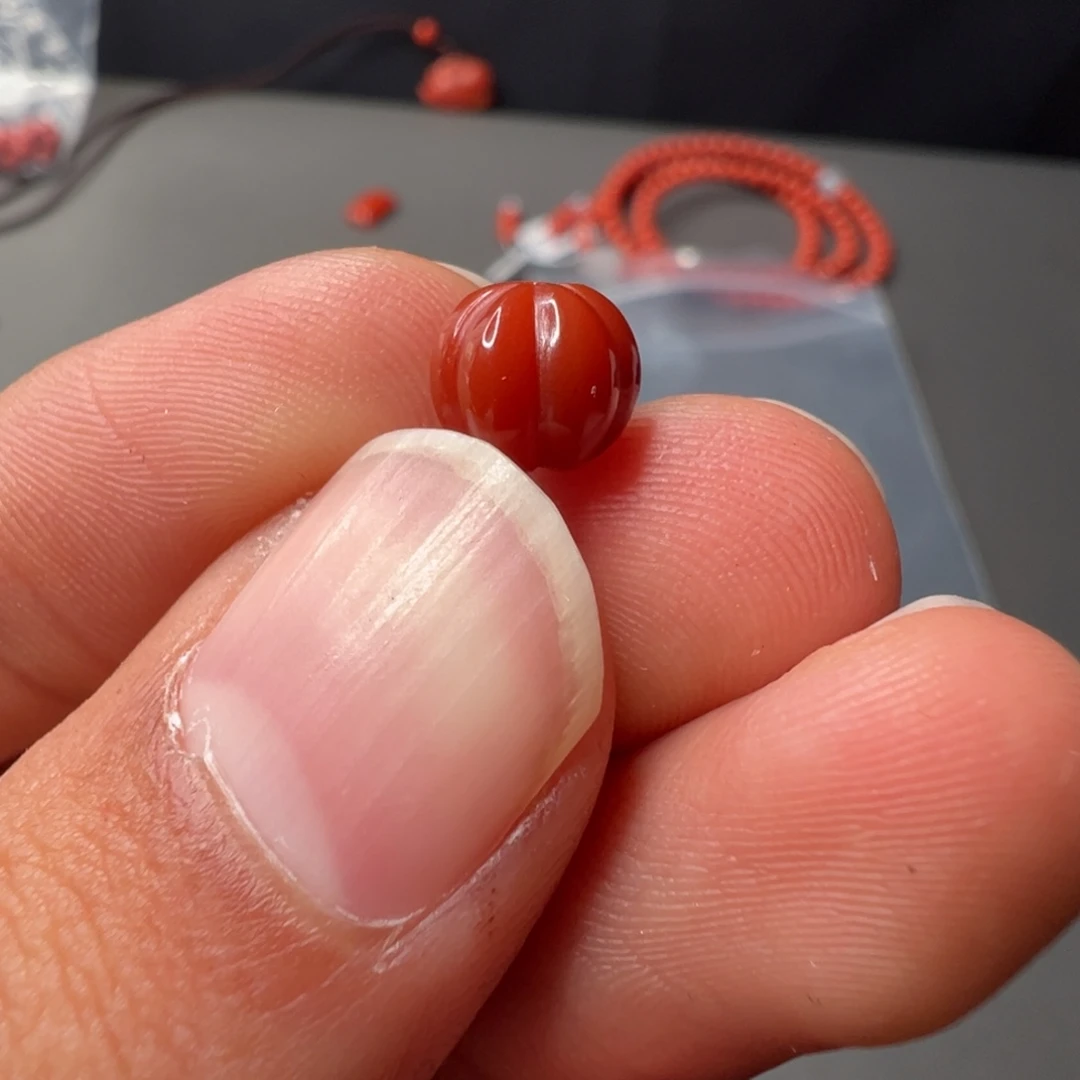南红玛瑙未镶嵌94号南红瓜珠7.5+多样性发一