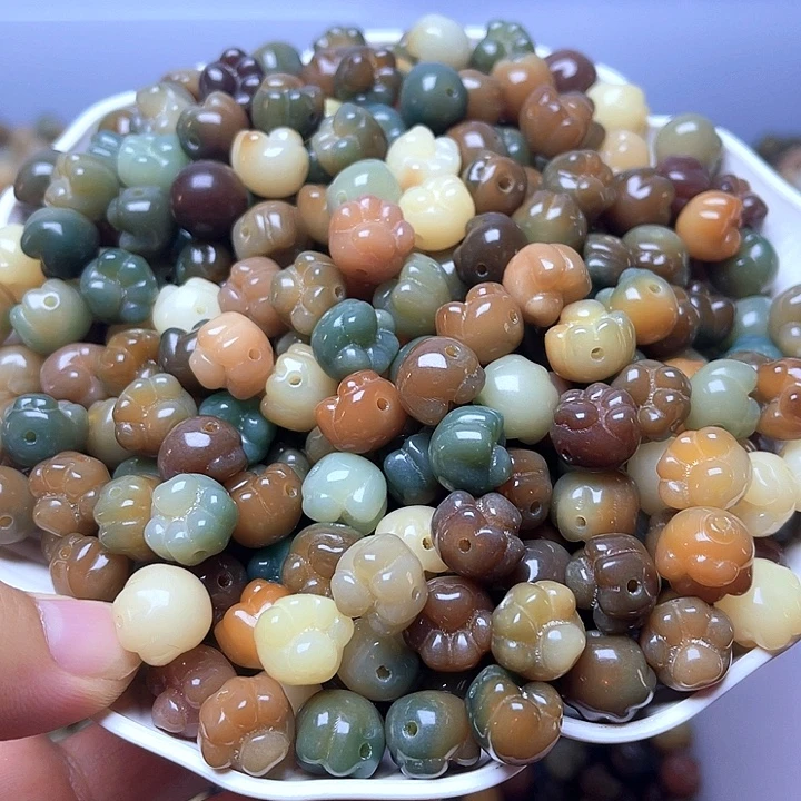 吊坠白玉菩提白玉菩提12雕刻猫抓10颗卡灯牌宠10颗