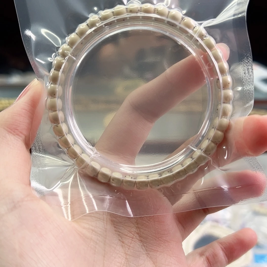手串星月菩提Fqh6*5石玉料 大留白