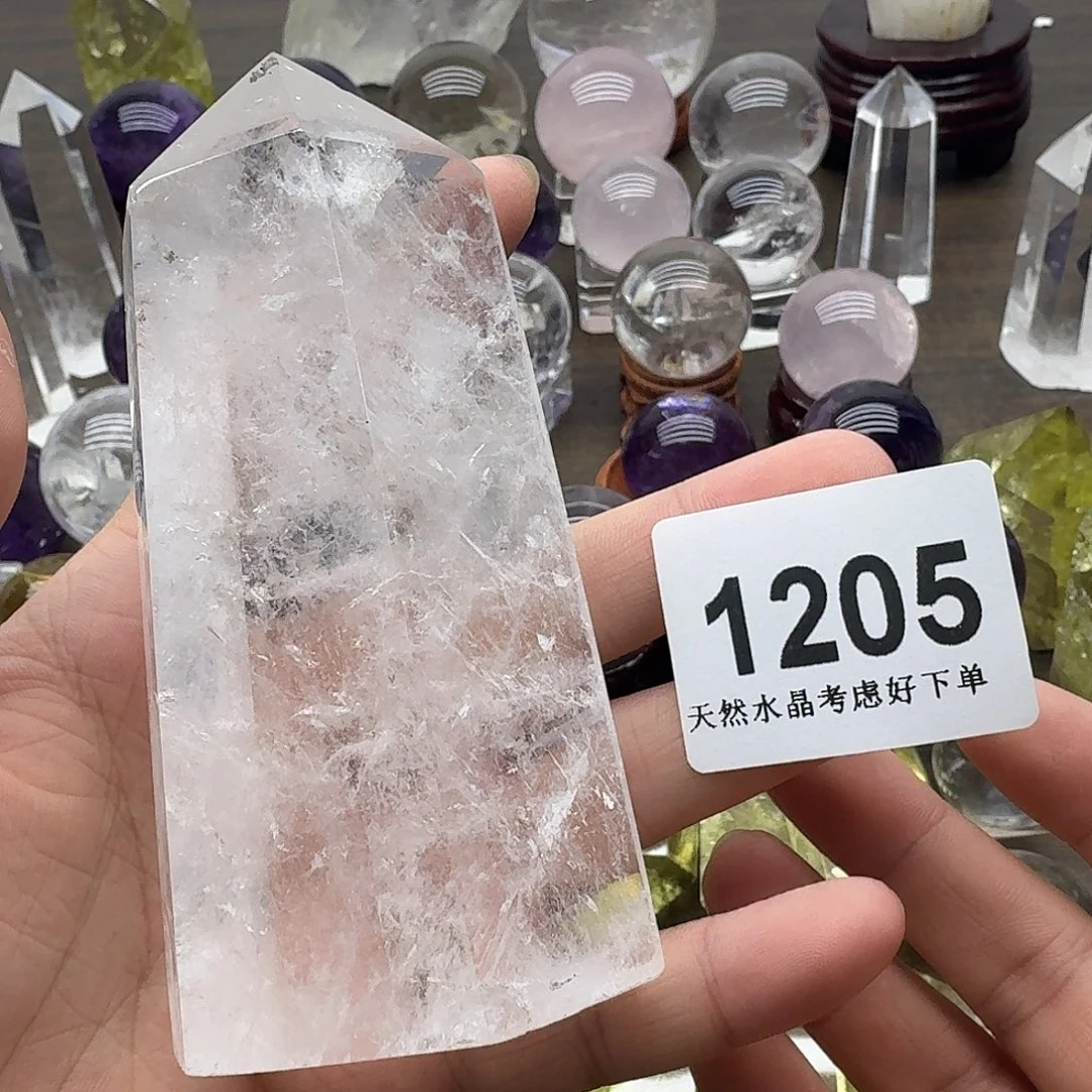水晶未镶嵌珠宝半成品