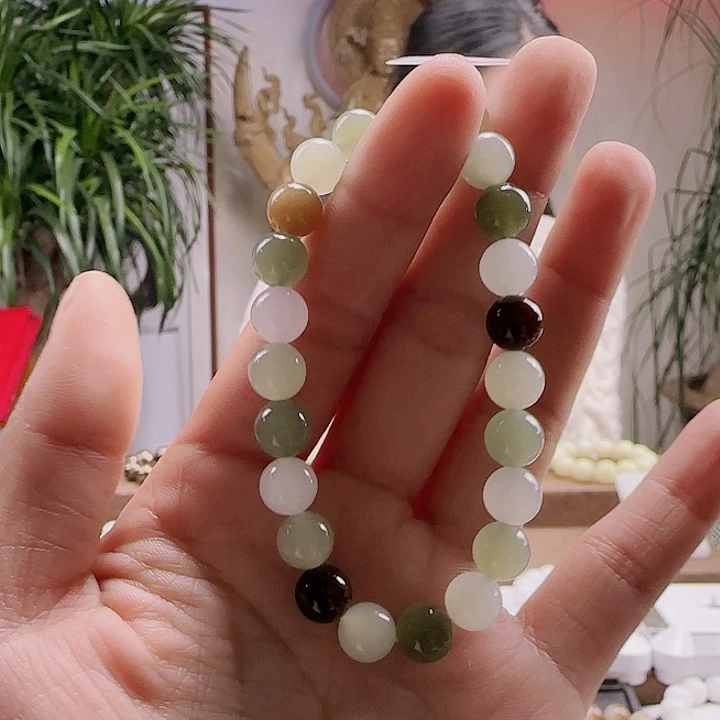 和田玉手串未镶嵌