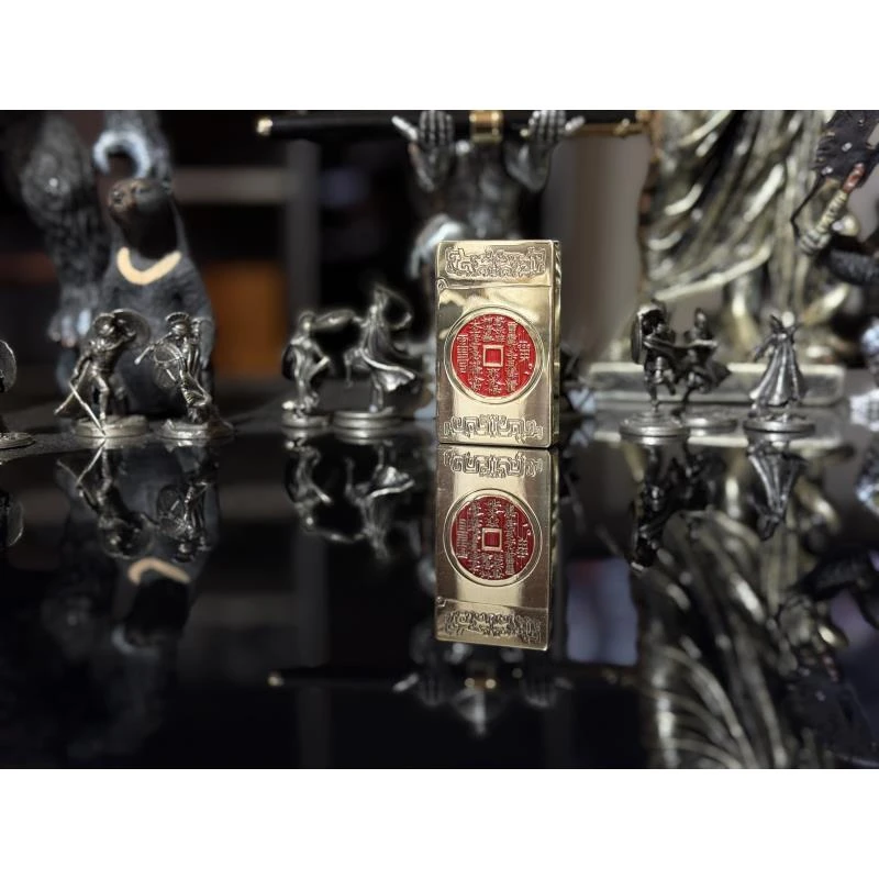 原铜朗声山鬼花钱（金红）煤油机（不赠送煤油）