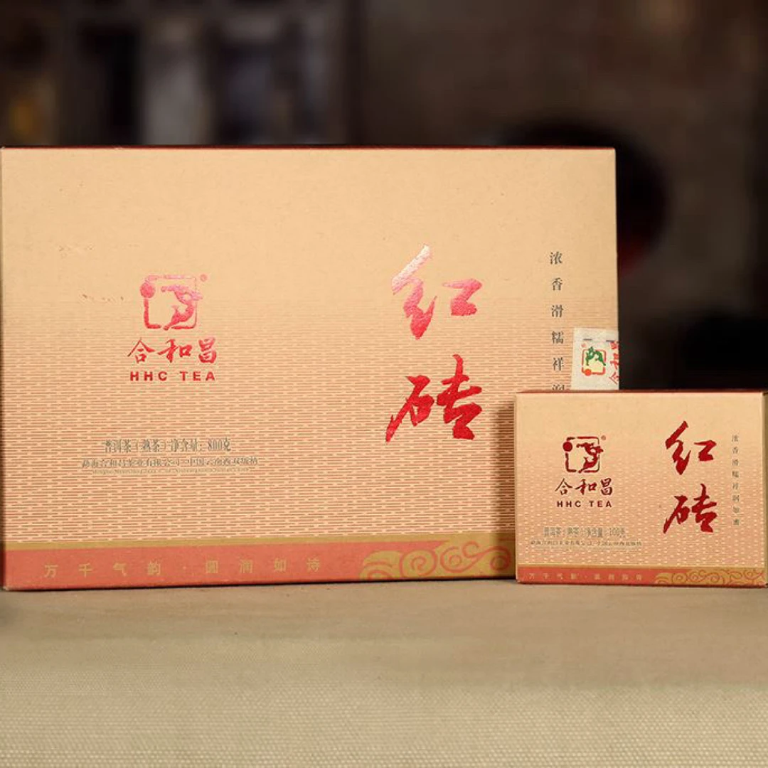 红砖普洱熟茶合和昌2015年红砖800克/大盒