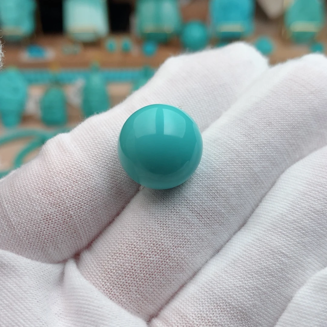 绿松石未镶嵌珠宝奇石15mm