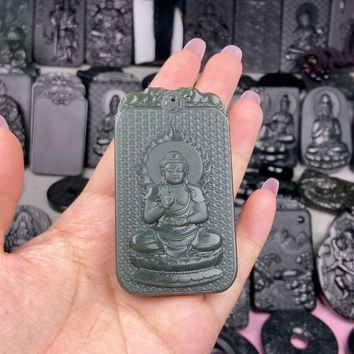 颈饰未镶嵌和田玉@*子