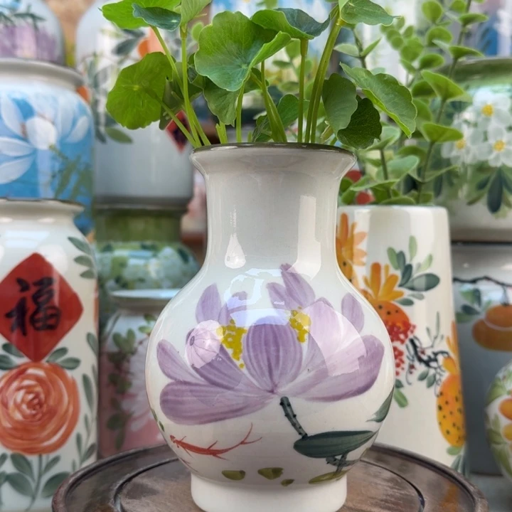 瓷片花瓶5656655665686