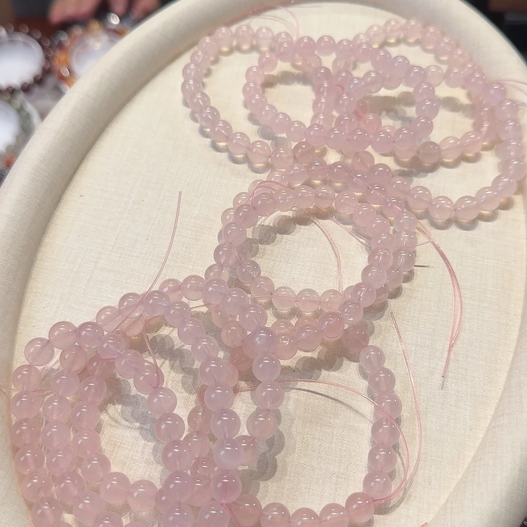 水晶手链未镶嵌粉水晶