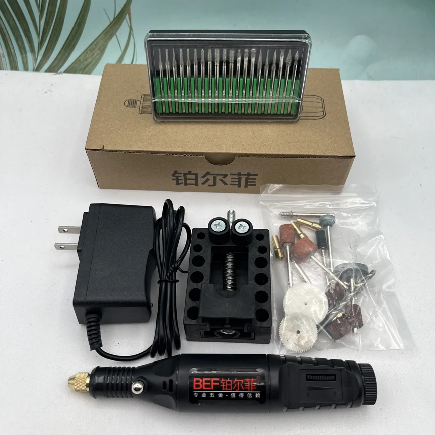 新款多功能小型手持电磨机家用插电用打磨机迷你便捷送配套工具