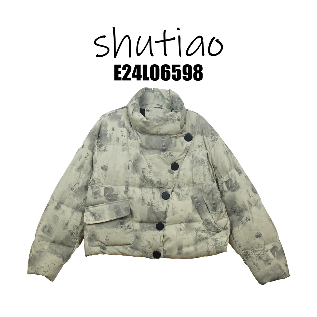【SHUTIAO】2024秋冬：新款小众设计款羽绒服E24L06598