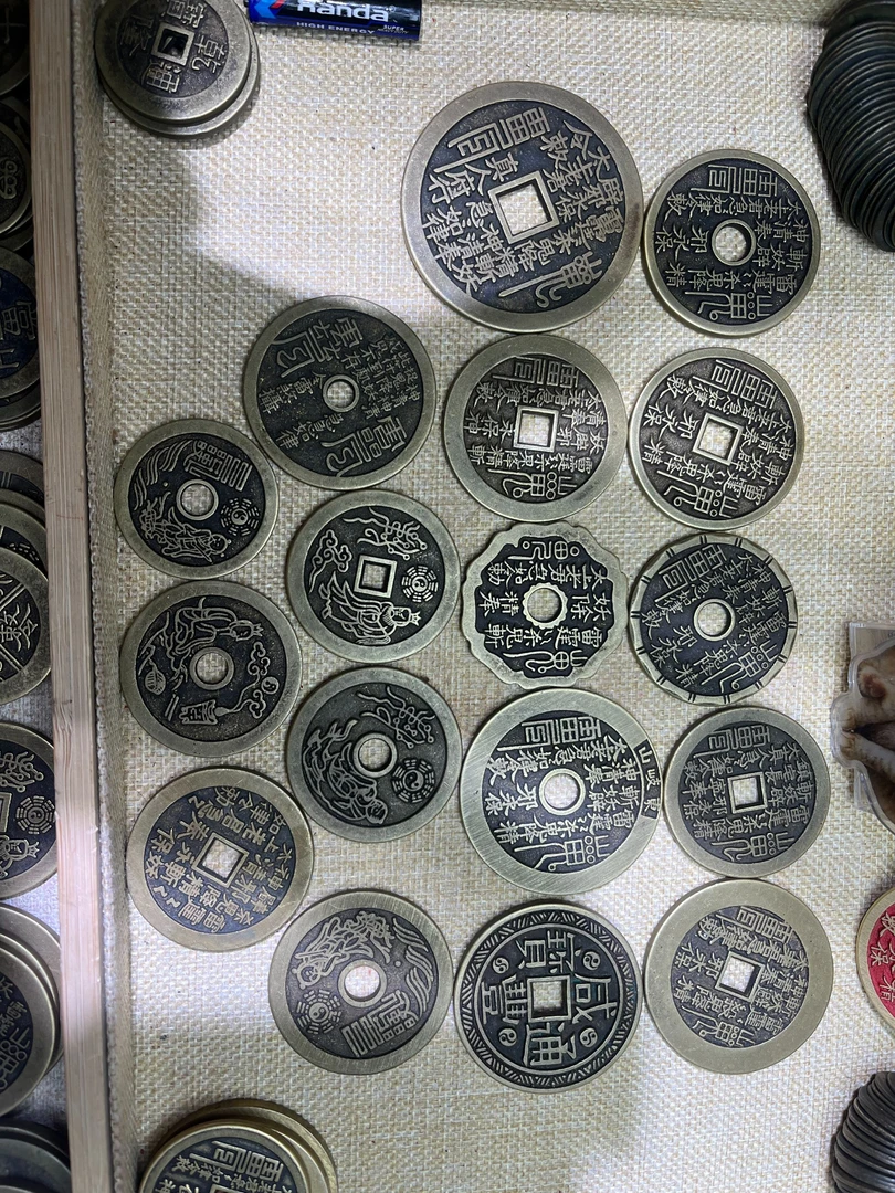 现代翻砂铜工艺品山花17枚套装（宝福专属）