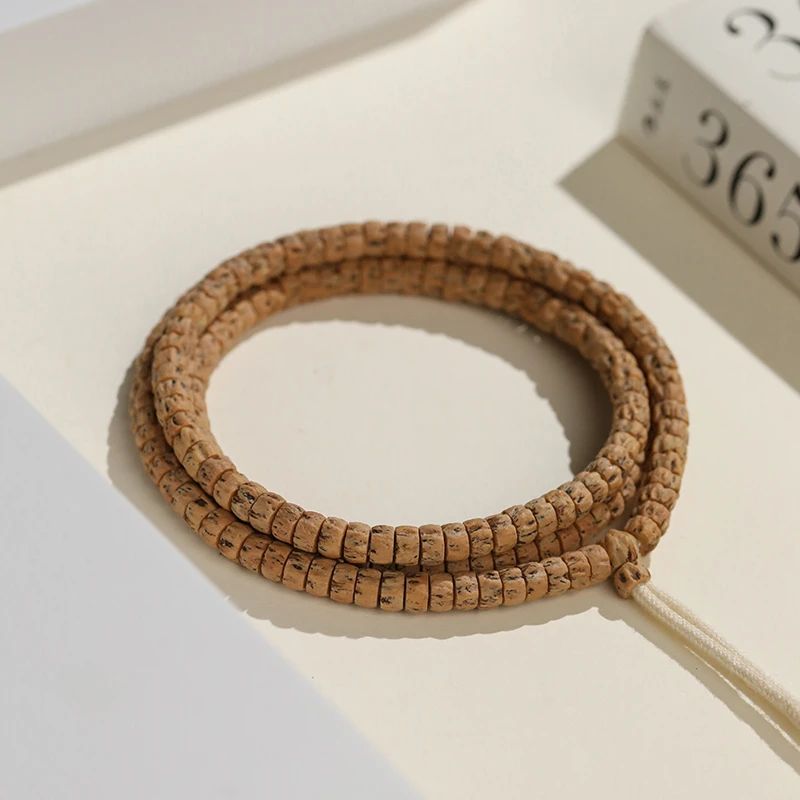 拾忆文玩精工热振百香籽药片柏香籽108颗手串红芽口直切玉化透红