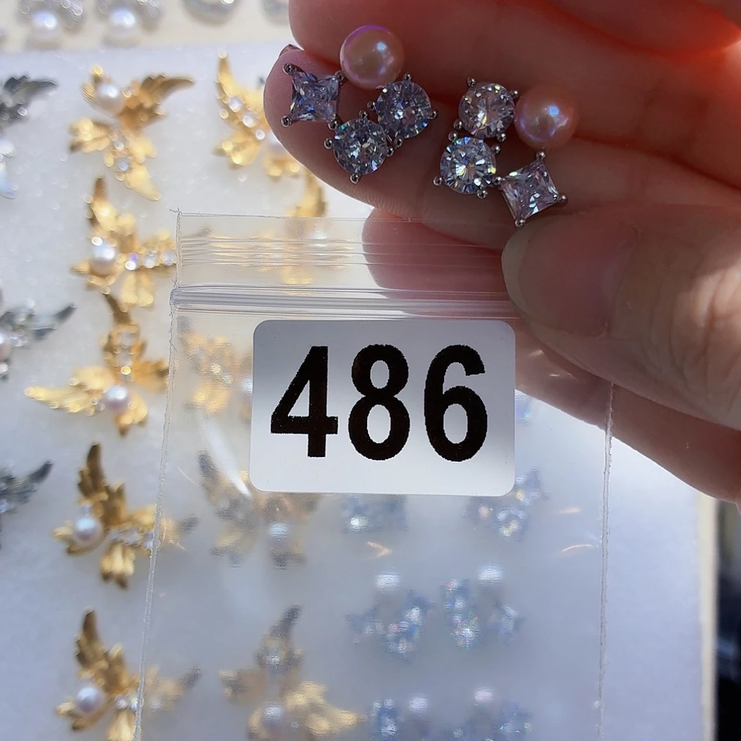 耳饰淡水珍珠合金