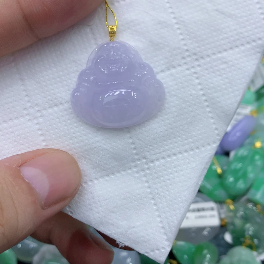 翡翠18K金镶嵌颈饰翡翠