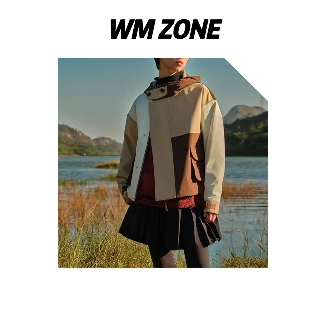 WM 3889 复古美拉德户外休闲运动夹克外套