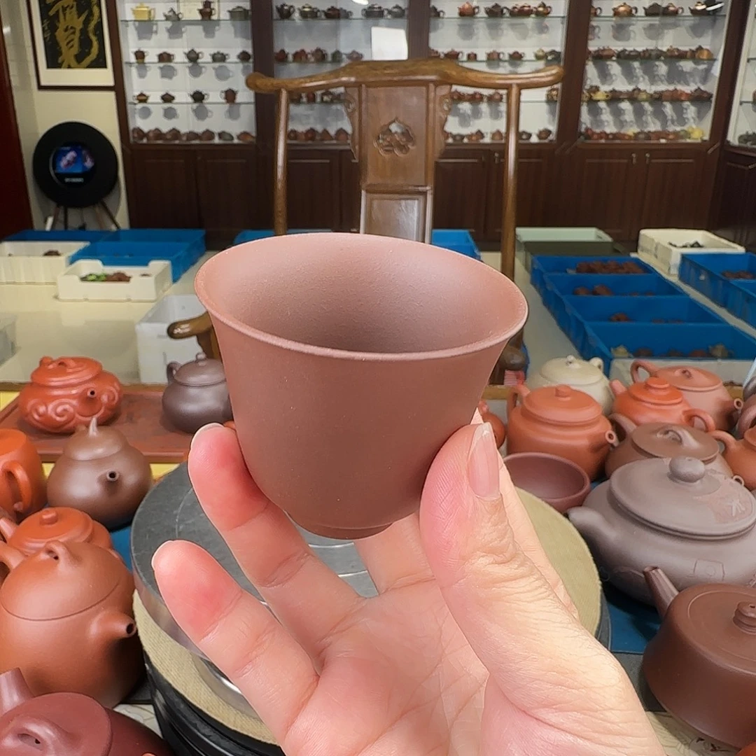 紫砂茶壶铃铛杯紫泥