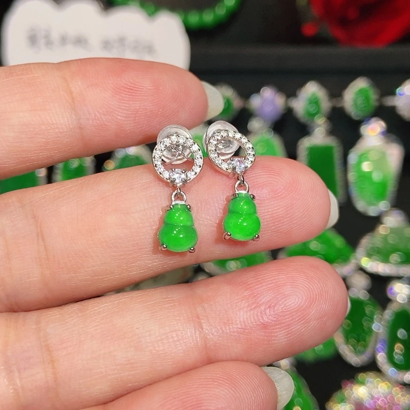 【闪购商品】未镶嵌翡翠耳饰天然翡翠