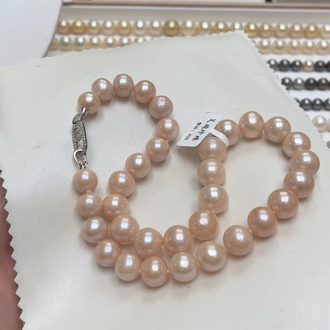 未镶嵌淡水珍珠颈饰11-14内 有核