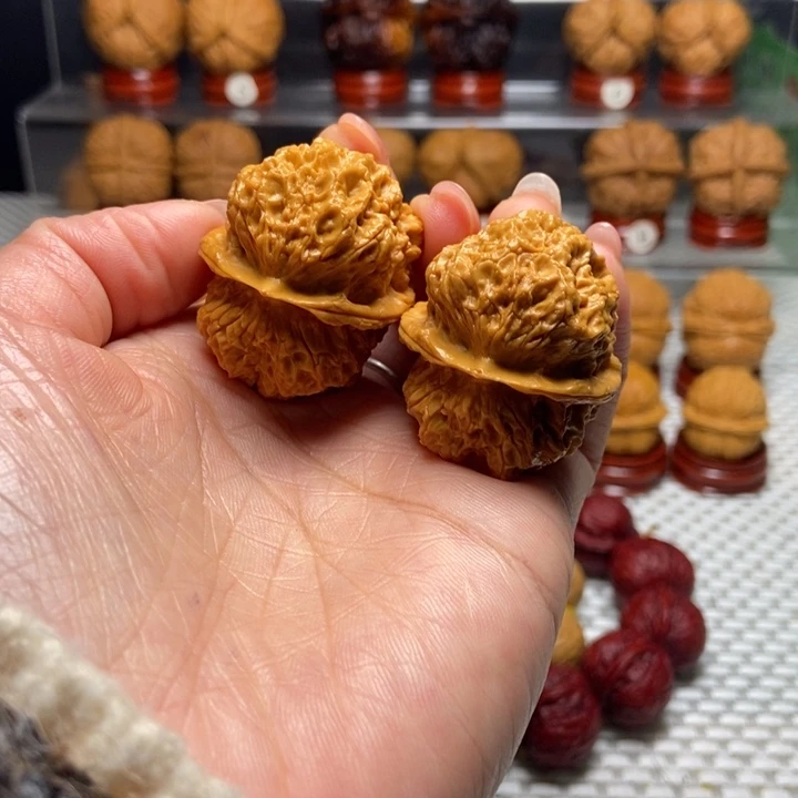 把件文玩核桃21金麒麟