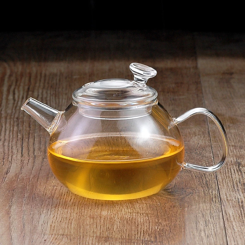 【5】高硼硅玻璃水壶简约风小清新手工吹制泡茶小号花茶壶耐热过滤