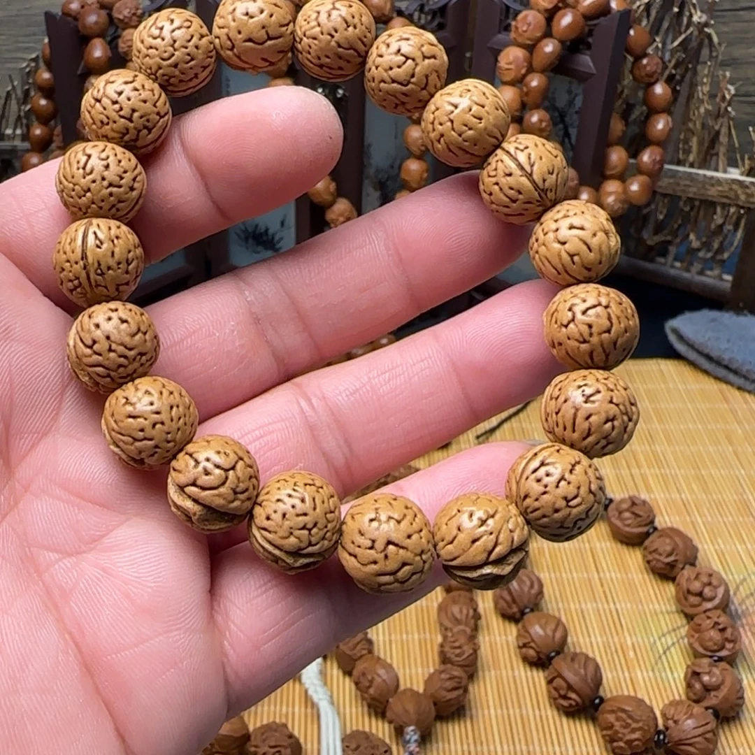 年***纯手工雕刻桃核生命一物一图