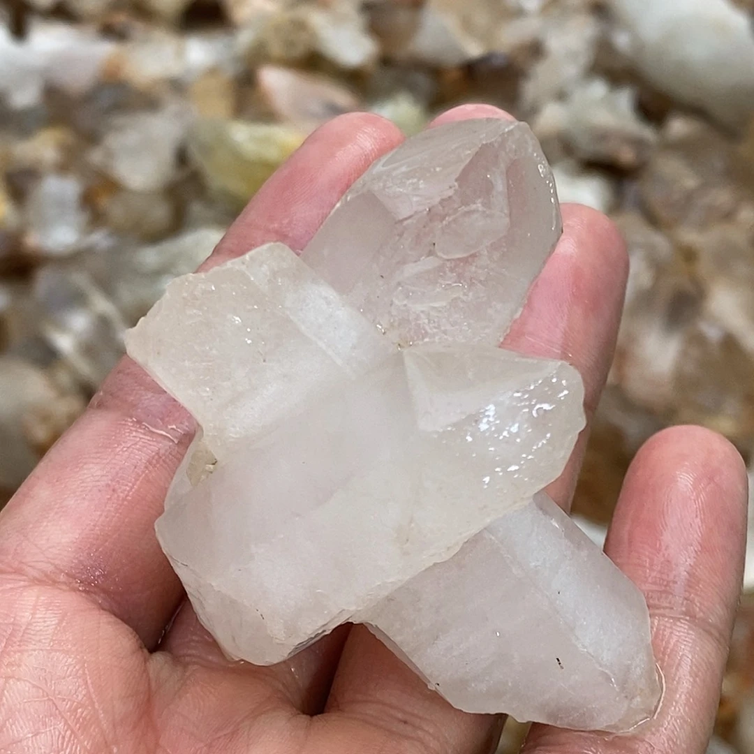 水晶珠宝半成品未镶嵌思*